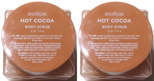 The Spathecary Hot Cocoa Body Scrub 6oz (Set of 2)