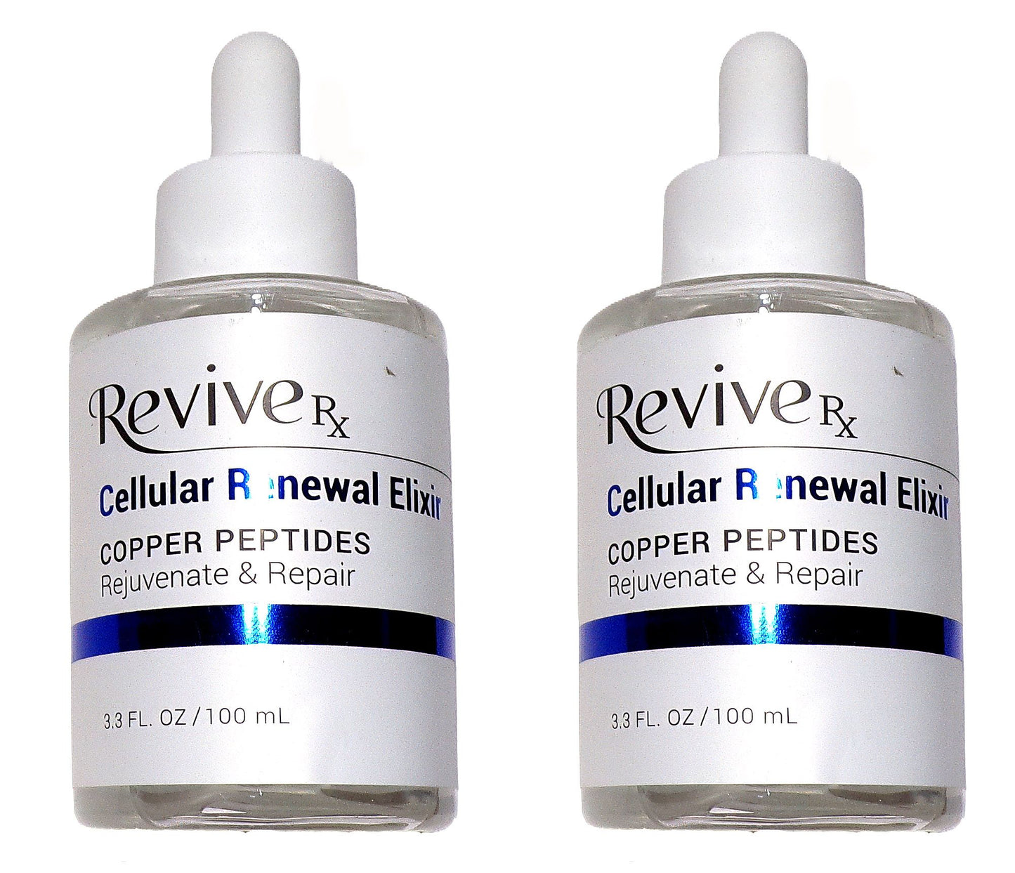 Revive Rx Cellular Renewal Elixir Copper Peptides Rejuvenate (Set of 2)