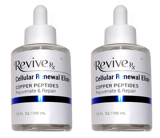 Revive Rx Cellular Renewal Elixir Copper Peptides Rejuvenate (Set of 2)