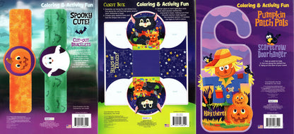 Halloween Coloring & Activity Fun 3-Book Set: Spooky Cute!, Heaps and Pumpkin