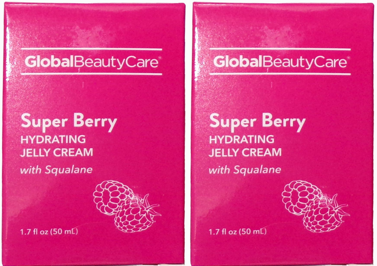 Global Beauty Care Super Berry Hydrating Jelly Cream with Squalane 1.7 Fl Set