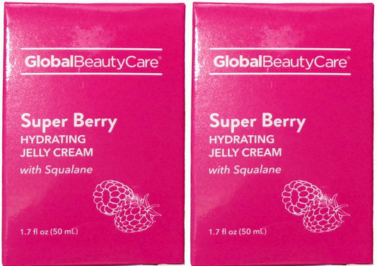 Global Beauty Care Super Berry Hydrating Jelly Cream with Squalane 1.7 Fl Set