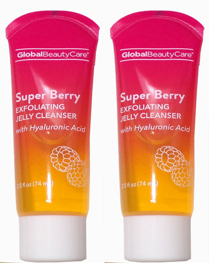 Global Beauty Care Super Berry Exfoliating Jelly Cleanser 2.5 Fl (Set of 2)