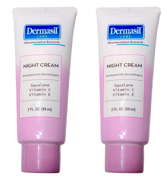 Dermasil Labs Daily Night Cream Oil Free, Vitamin E, C (Set of 2)