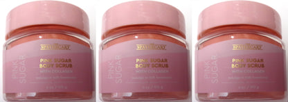 The Spathecary Pink Sugar Body Scrub with Collagen 6 oz (Set of 3)