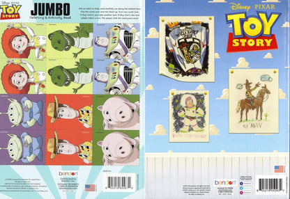 Disney Pixar Toy Story Jumbo Coloring & Activity Book Set - 2-Pack Collection