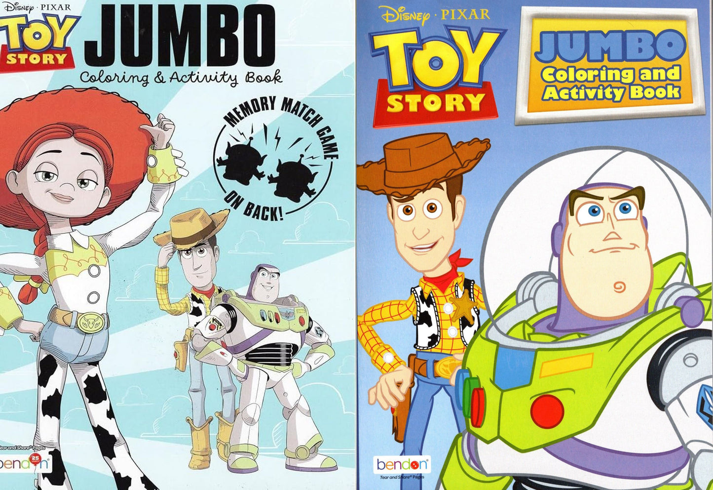Disney Pixar Toy Story Jumbo Coloring & Activity Book Set - 2-Pack Collection