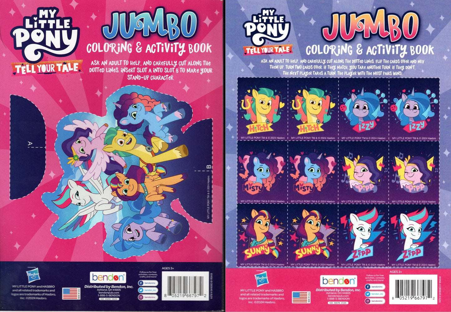 My Little Pony - Jumbo Coloring & Activity Book (Set of 2 Books) v7