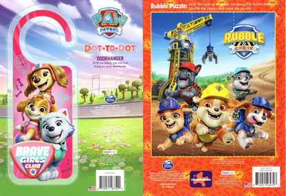 Nickelodeon PAW Patrol & Rubble & Crew Dot-To-Dot Activity Book Set - 2-Pack