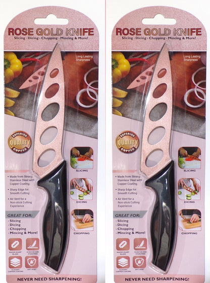 Pinnacle Brands Rose Gold Knife 2-Pack, 2 pc