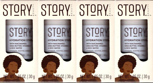 Story Beauty Hydration Stick with Niacinamide, Shea Butter 1.05 Oz (Set of 4)