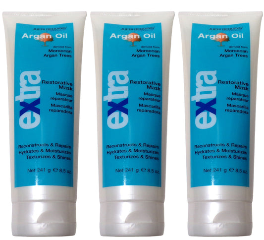 Jheri Redding Extra Argan Oil Moroccan Trees Moisture Restorative Mask 8.5 Set