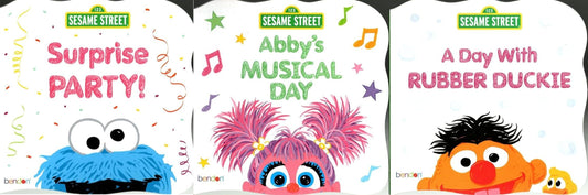 Sesame Street - Abby'y Musical Day, A Day with Rubber Duckle, Surprise Party Set