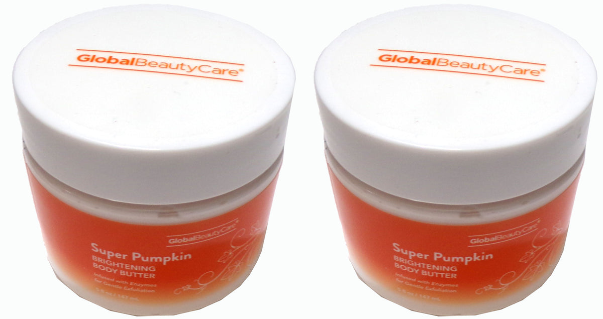 Global Beauty Care Super Pumpkin Brightening Body Butter 2-Pack, 10 oz