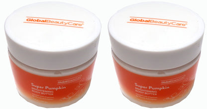 Global Beauty Care Super Pumpkin Brightening Body Butter 2-Pack, 10 oz