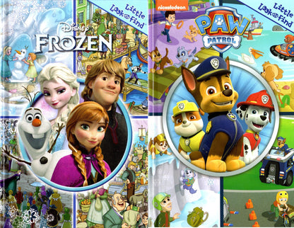 PAW Patrol & Disney Frozen Little First Look and Find - Activity Book