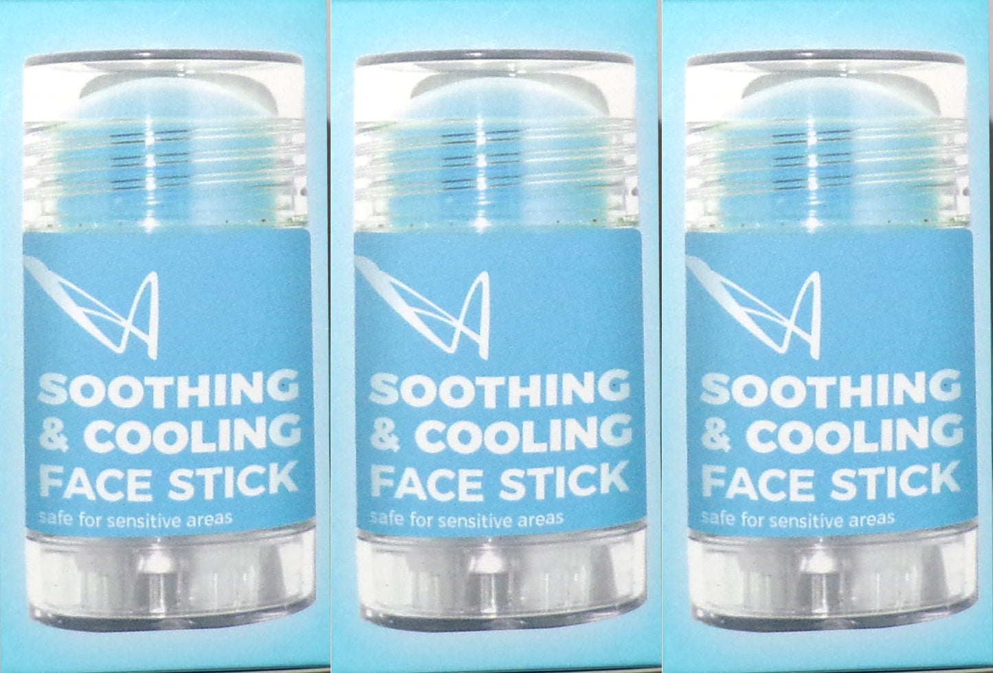 LASplash Cosmetics Soothing & Cooling Face Stick – Instant Refreshment Set of 3