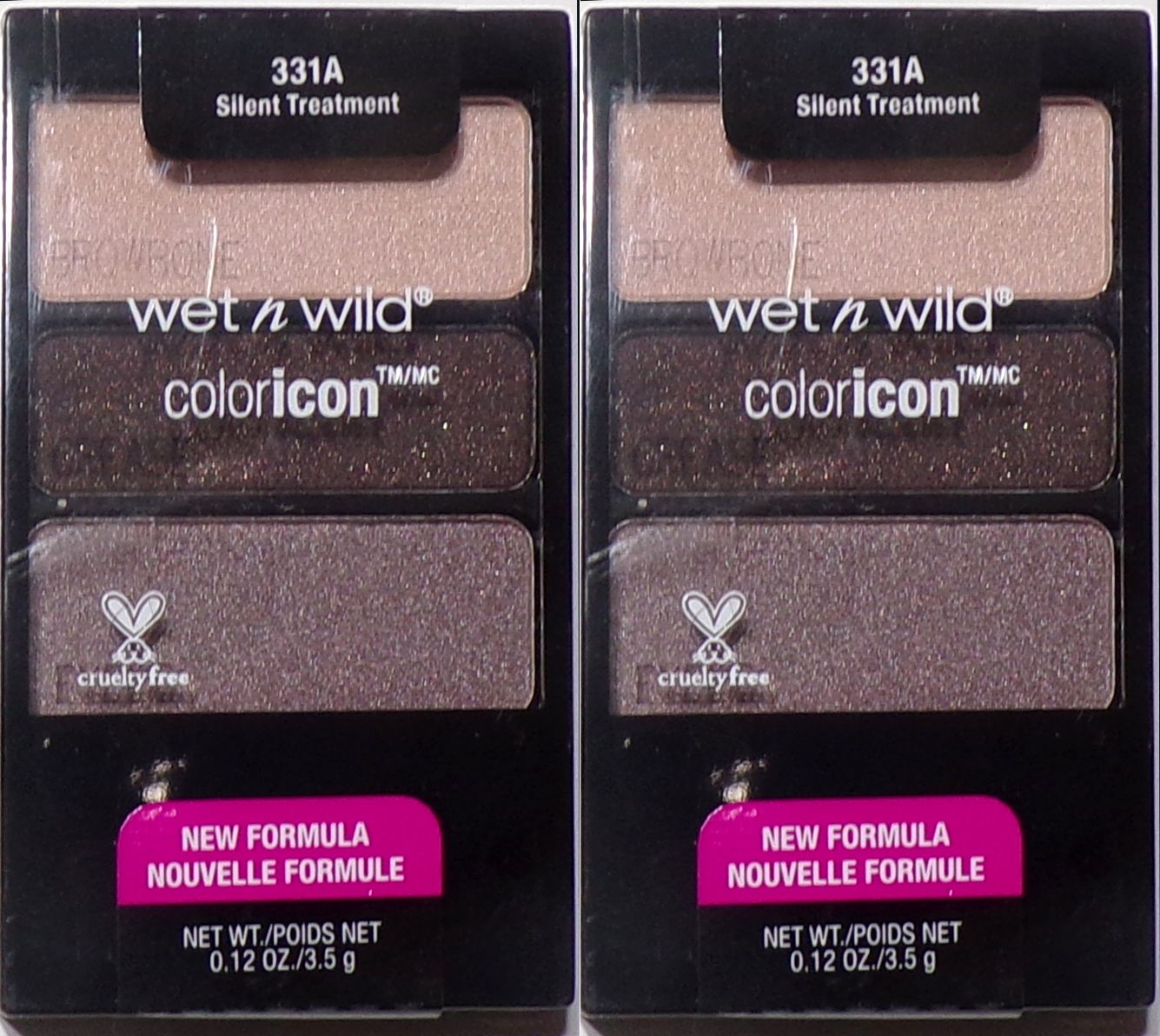 Wet n Wild Color Icon Collection Eyeshadow Trio # 331A Silent Treatment Set