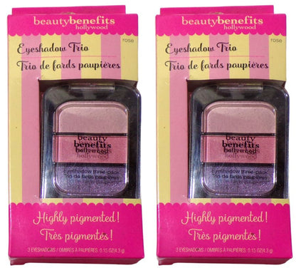 Beauty Benefits Eyeshadow Trio rose (Set of 2)