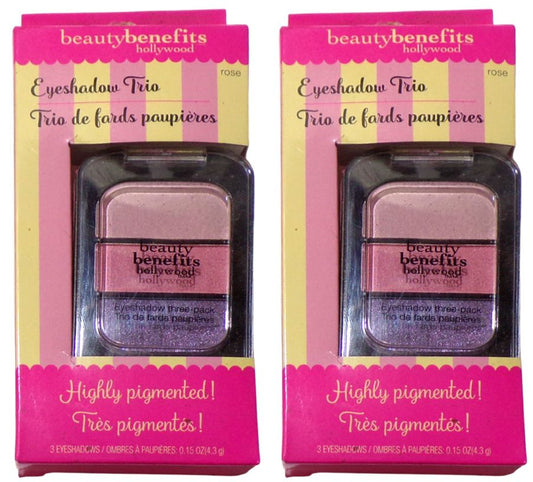 Beauty Benefits Eyeshadow Trio rose (Set of 2)