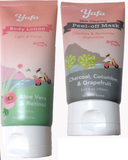 Yafa Skin Cleansing & Body Lotion Set (2 Pieces)
