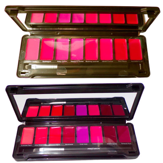 Profusion Glitter & Glam Plum & Rose Matte Lipstick Palette (Set of 2)