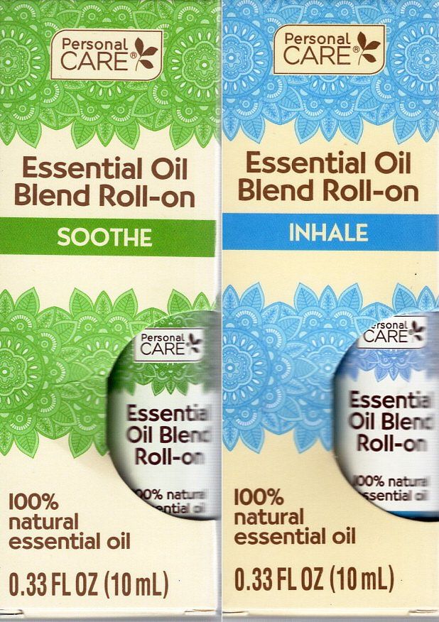 Personal Care Essential Oil Blend Roll-on Soothe & Inhale 10mL (Set of 2)