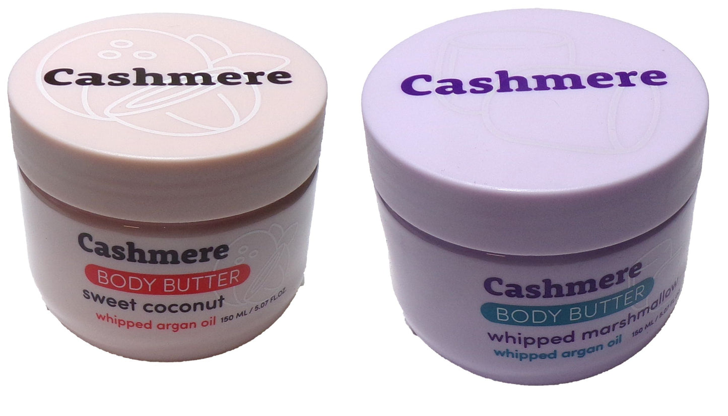 Cashmere Body Butter 150 mL - Coconut, Marshmallow (Set of 2)