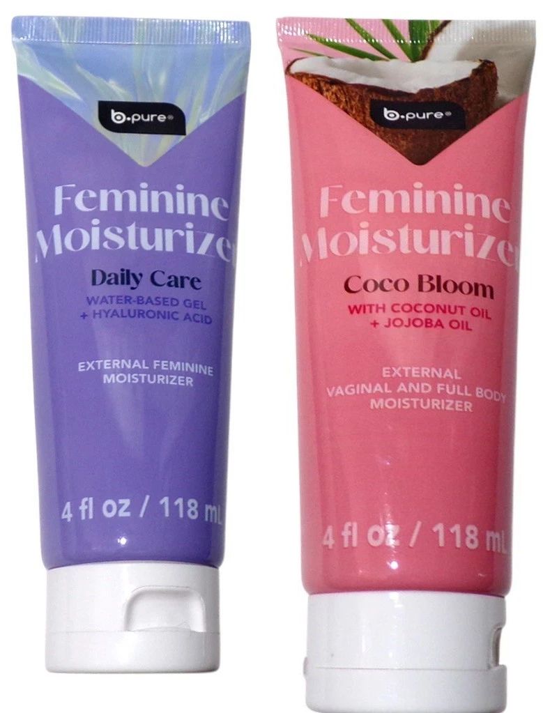 b pure Feminine Moisturize Coconut Oil & Jojoba Oil, Water Based Hyaluronic Set