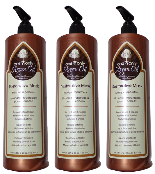 One 'n Only Argan Oil Restorative Mask Intense Treatment 20 Oz. (Set of 3)