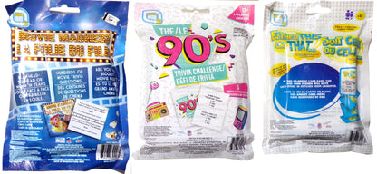Games Hub Trivia Cards The 90s/Movie Madness/Either This Or That NIP (Set of 3)