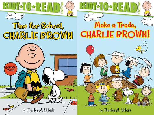 Time for School, Charlie Brown and Make a Trade (Peanuts) Level 2