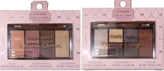 Marie Claire Paris Smokey Delight & Natural Charm Palette (Set of 2)