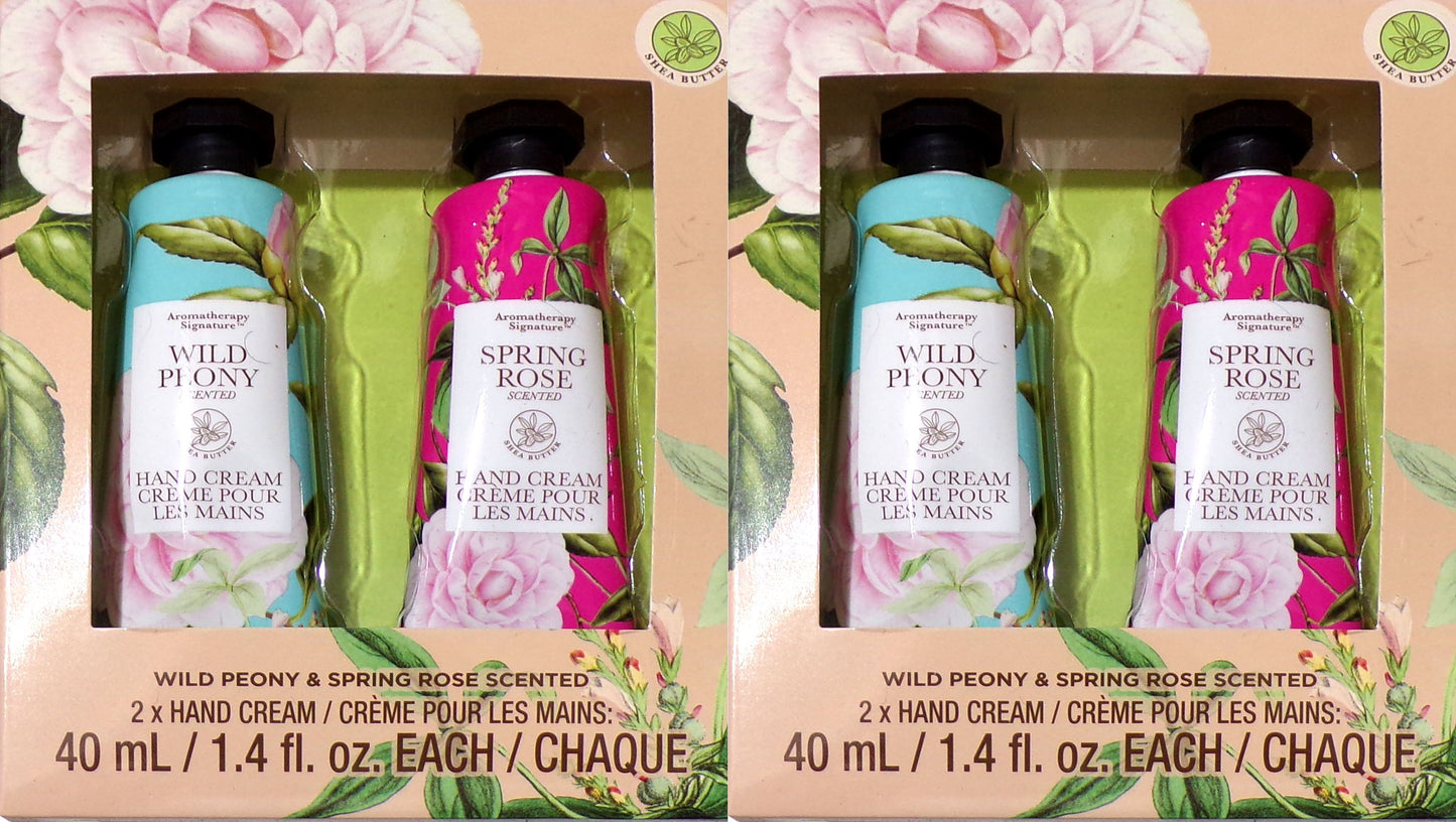 Aromatherapy Signature Wild Peony &Spring Rose - Hand Cream (Set of 2)
