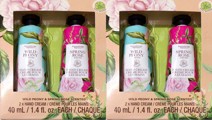 Aromatherapy Signature Wild Peony &Spring Rose - Hand Cream (Set of 2)