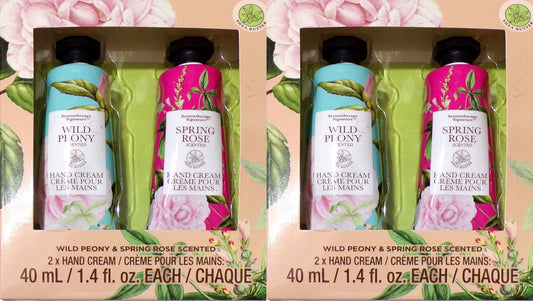 Aromatherapy Signature Wild Peony &Spring Rose - Hand Cream (Set of 2)