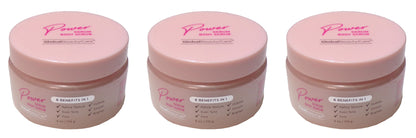 Global Beauty Care Body Scrub -Power Serum 6 Benefits in 1 6 oz (Set of 3)