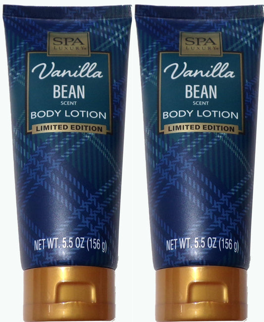 VANILLA BEAN HAND & BODY LOTION 5.5 Oz Each LIMITED EDITION (Set of 2)