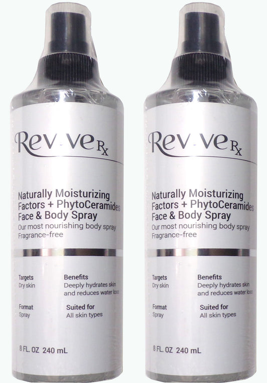 Revive Rx Naturally Moisturizing Factors + Phyto Ceramides Face & Body Spray Set