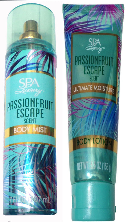Spa Luxury Passionfruit Escape - Body Lotion & Body Mist (Set of 2)