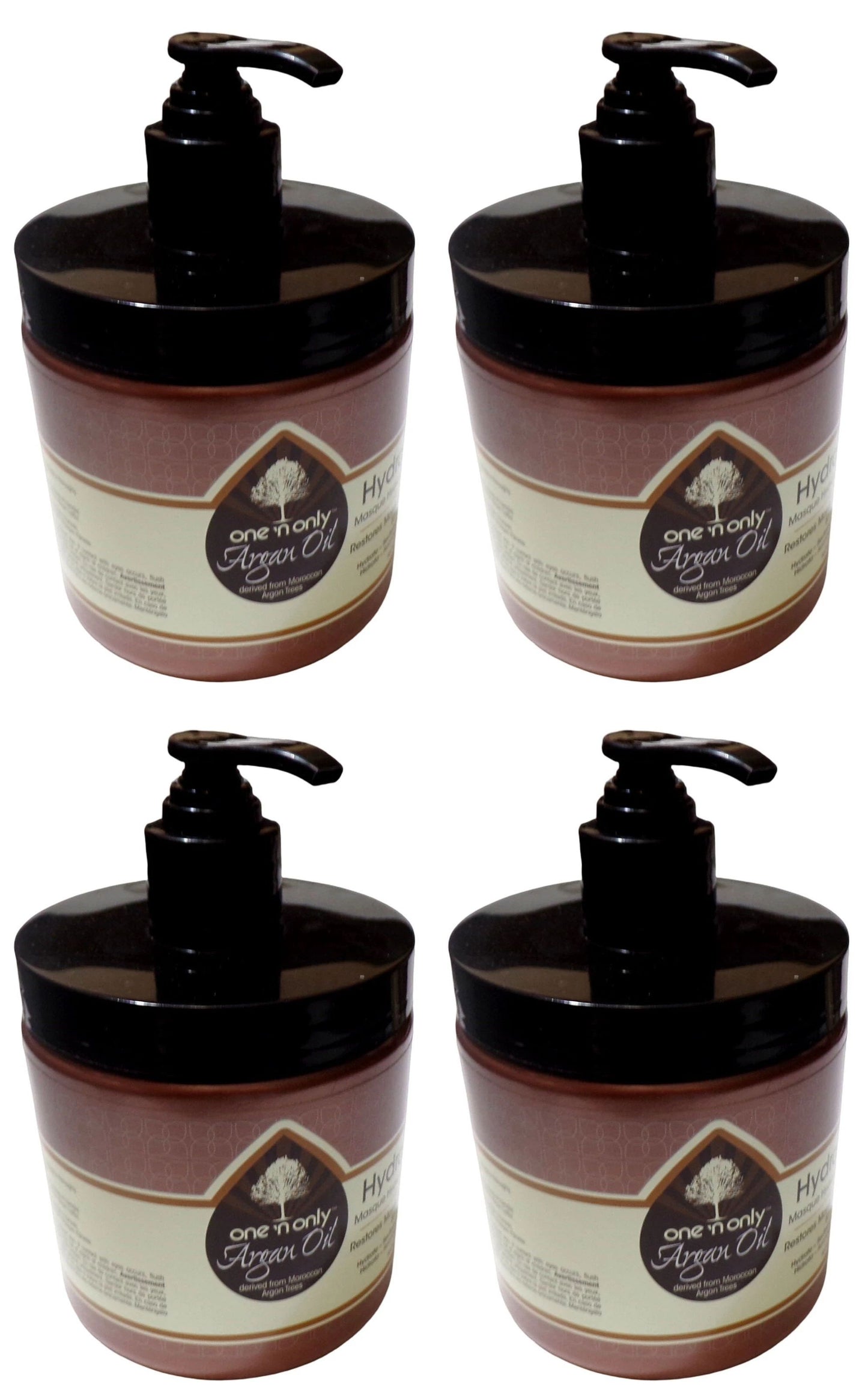 One 'n Only Argan Oil Hydrating Mask, 18 Ounce (Set of 4)