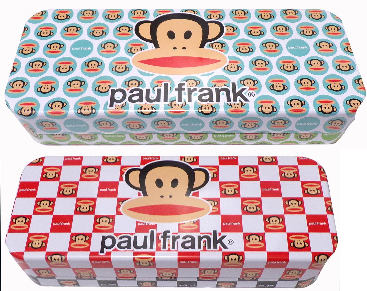 Paul Frank - Metal Tin Case Pencil Box Storage (Set of 2) v2