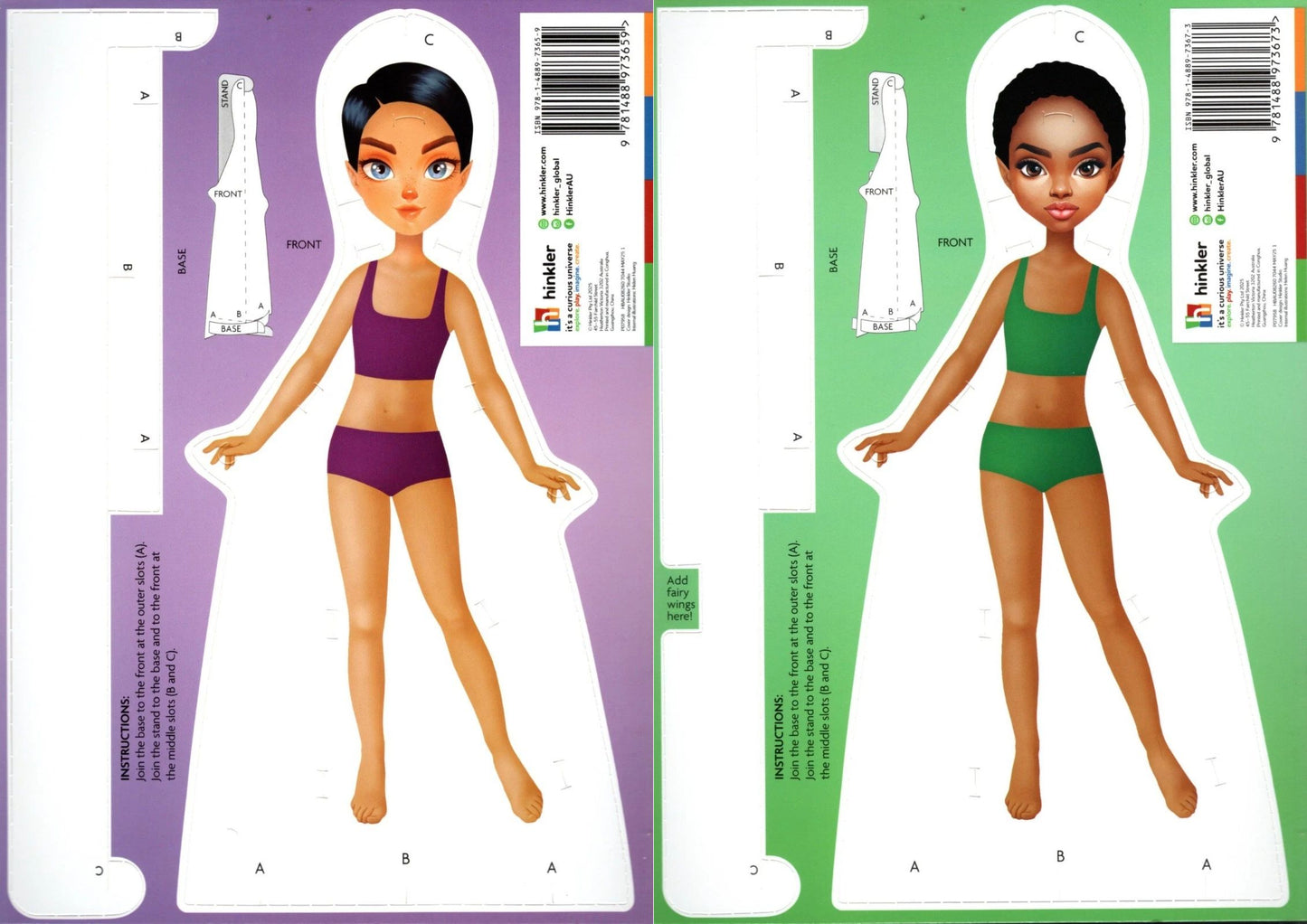 Dress-Up Girls Paper Dolls - Blossom Princess & Magical Fairs - Children Books