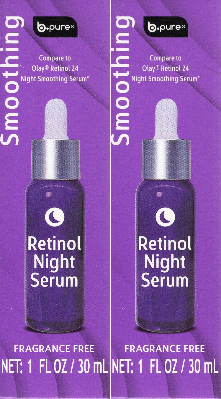 B Pure Smoothing Retinol Night Serum (Set of 2)