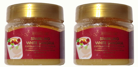 Spathecary Body Scrubs White Sangría 6 oz (Set of 2)