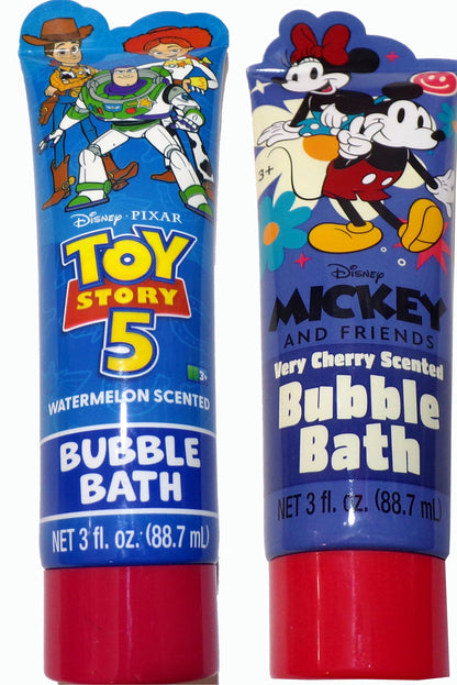 Disney Pixar - Toy Story & Mickey Character Scented Bubble Bath 2-Pack, 3 fl oz