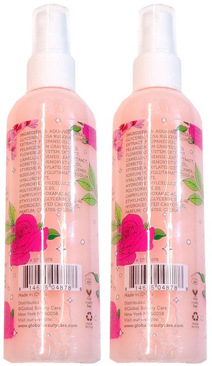 Global Beauty Care Geranium Rose Facial Hydrator White Tea 4oz (Set of 2)