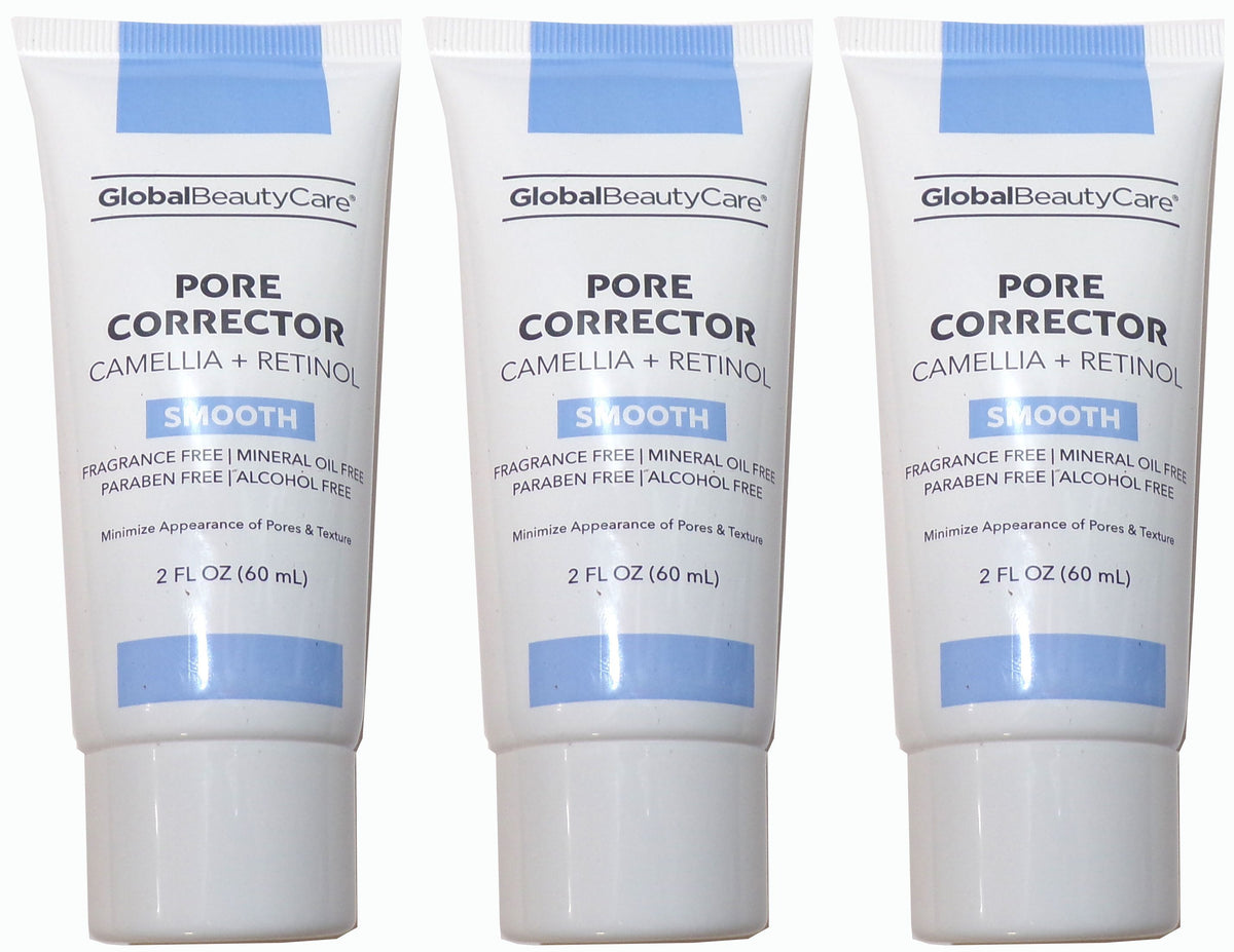 Global Beauty Care Camellia + Retinol Pore Corrector Smooth 3-Pack, 2 fl. oz.