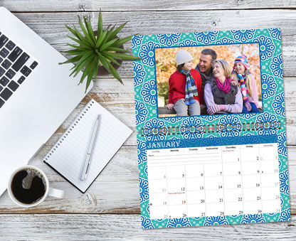 Personalized Custom 12 Months Calendar 2027 Collecting Memories Wall/Desktop/Planner Spiral-bound Mini 8.5x11 Inch (Add Your Own Photos) - Customized For Home, Office, Party, Birthday, Christmas Gift - Made in USA (Edition #15)