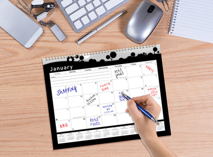 2027 Monthly Desktop/Wall Calendar/Planner - Habit Tracker - (Edition #15)